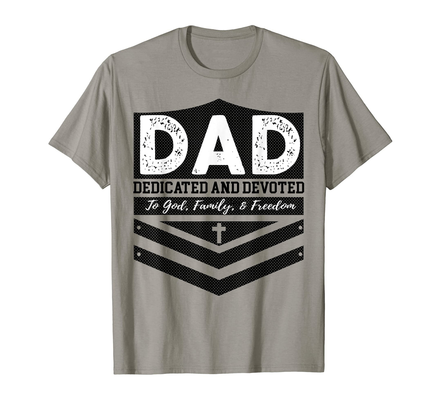 Mens Military Dad Veteran Police Dad T-Shirt - Graphic Print Men Women - T-Shirt, Sweatshirt, Hoodie