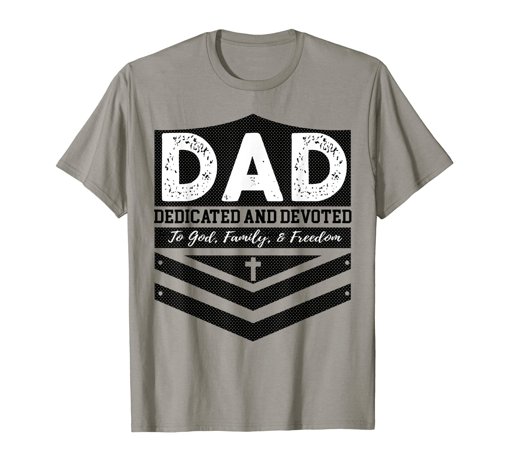 Mens Military Dad Veteran Police Dad T-Shirt - Graphic Print Men Women - T-Shirt, Sweatshirt, Hoodie