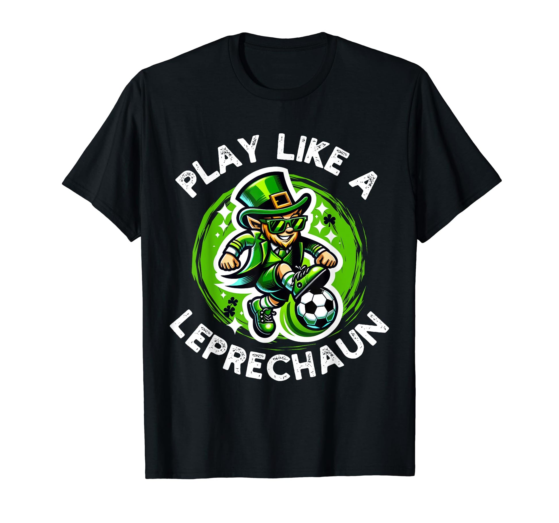 Leprechaun Shamrock St Patricks Day T-Shirt - Unique Graphic Men Women - T-Shirt, Sweatshirt, Hoodie