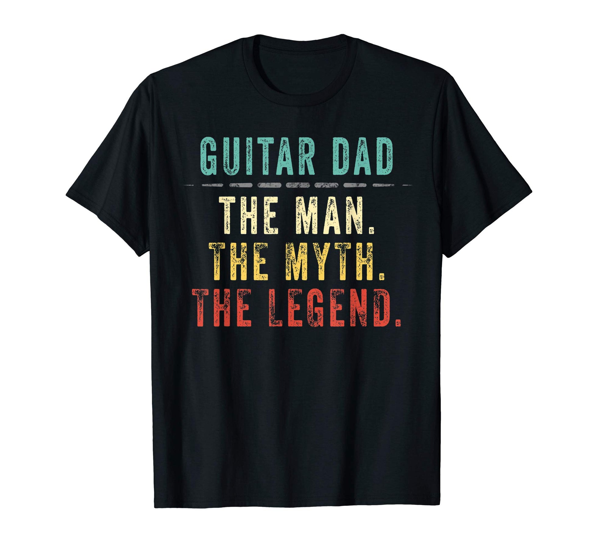 Mens Guitar Dad Fathers Day Guitar T-Shirt - Fun Novelty Design for Adults - T-Shirt, Sweatshirt, Hoodie