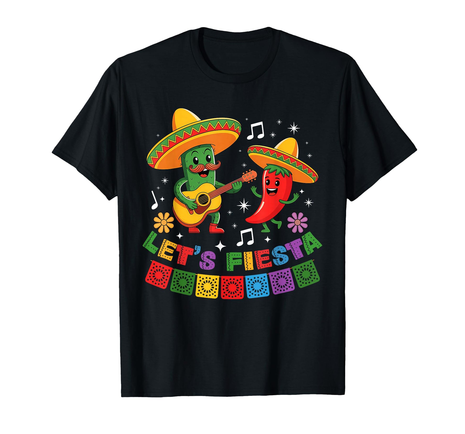 Funny Cinco De Mayo Lets Fiesta Cactus T-Shirt - Unique Graphic Unisex - T-Shirt, Sweatshirt, Hoodie