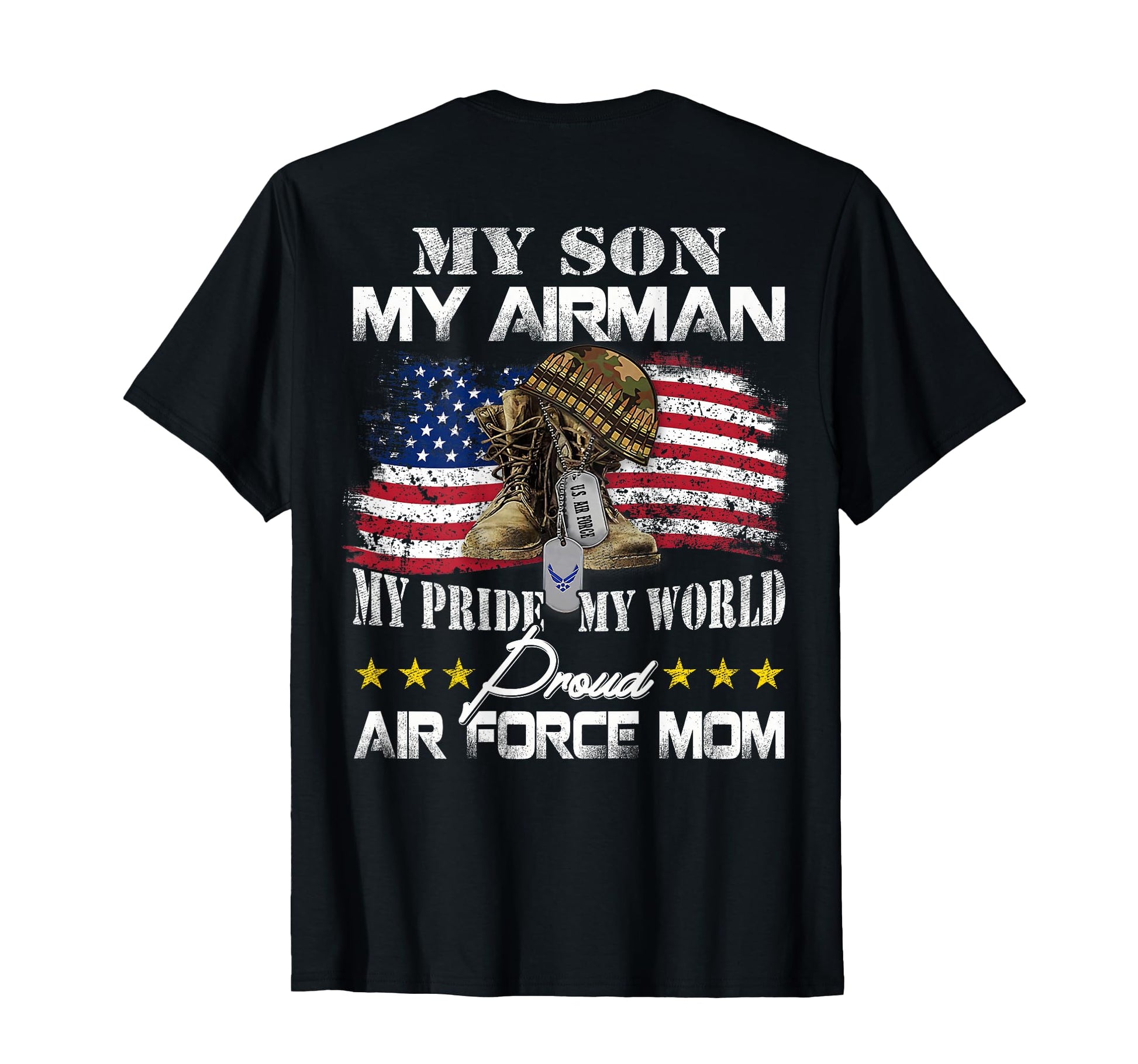 Proud Air Force Mom Air Force T-Shirt - Streetwear Style for Adults - T-Shirt, Sweatshirt, Hoodie