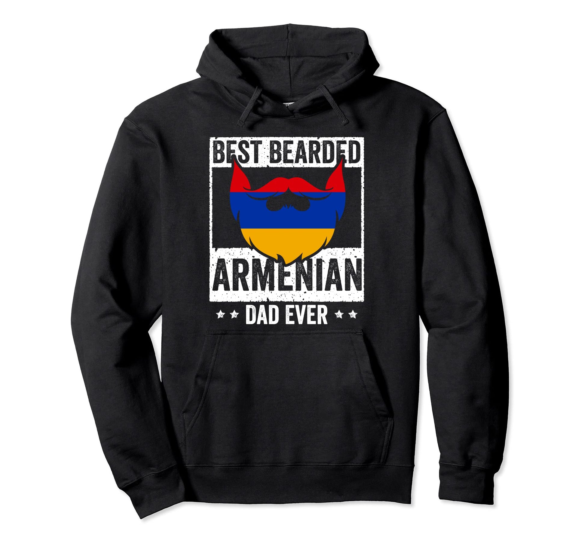 Best Bearded Armenian Dad Armenia Hoodie - Fun Novelty Design Men Women - T-Shirt, Sweatshirt, Hoodie