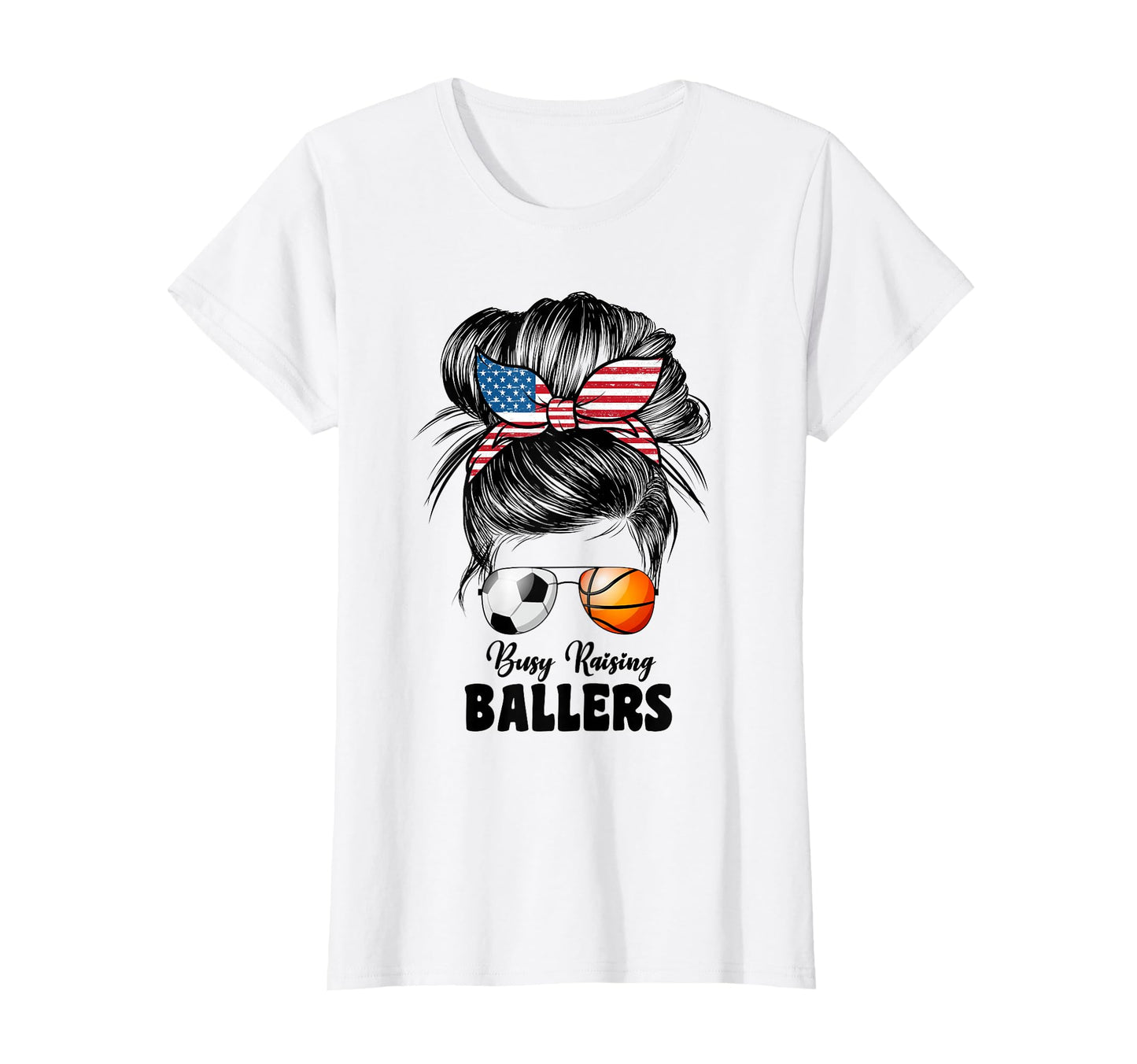Busy Raising Ballers Soccer And T-Shirt - Casual Everyday Wear Unisex - T-Shirt, Sweatshirt, Hoodie