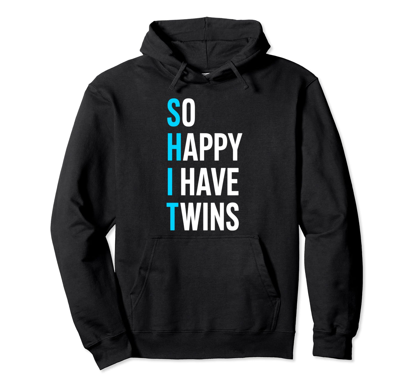 Twin Parents Mom Dad Gifts Fathers Hoodie - Fun Novelty Design for Adults - T-Shirt, Sweatshirt, Hoodie