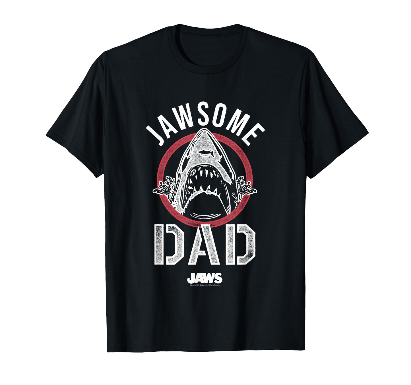 Jaws Fathers Day Jawsome Dad Logo T-Shirt - Unique Graphic for Adults - T-Shirt, Sweatshirt, Hoodie