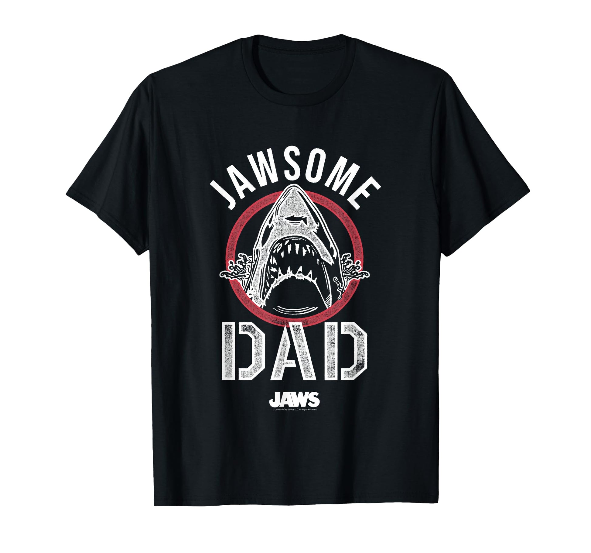 Jaws Fathers Day Jawsome Dad Logo T-Shirt - Unique Graphic for Adults - T-Shirt, Sweatshirt, Hoodie