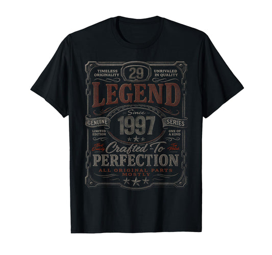 1997 29 Year Old 29Th Birthday T-Shirt - Aesthetic Graphic Men Women - T-Shirt, Sweatshirt, Hoodie