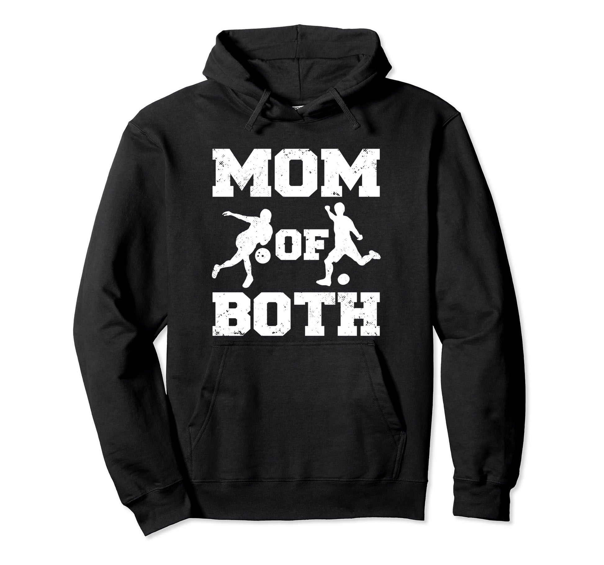 Mom Both Funny Soccer Bowling Mom Hoodie - Streetwear Style for Adults - T-Shirt, Sweatshirt, Hoodie