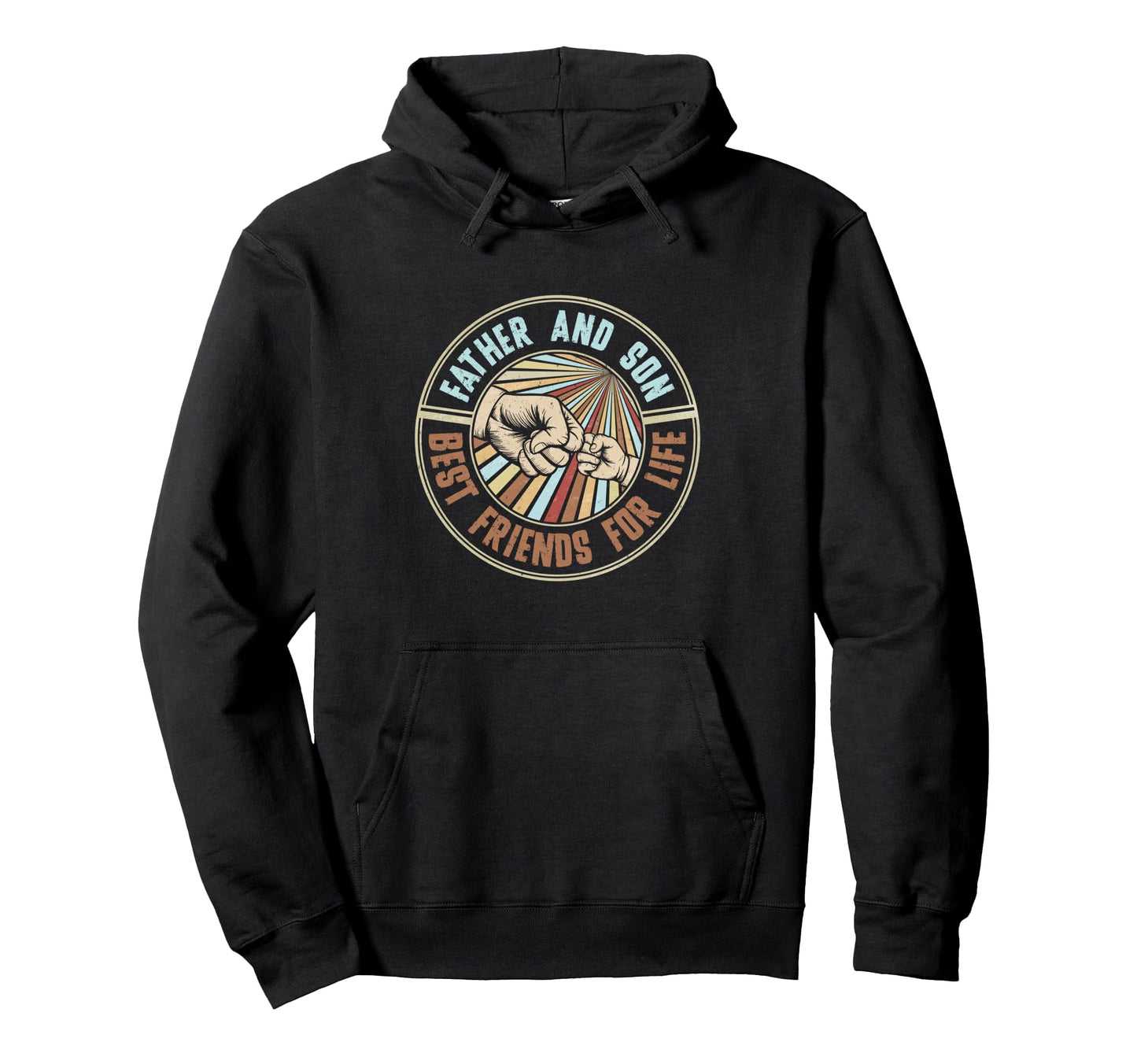 Happy Fathers Day Father And Son Best Hoodie - Trendy Graphic for Adults - T-Shirt, Sweatshirt, Hoodie