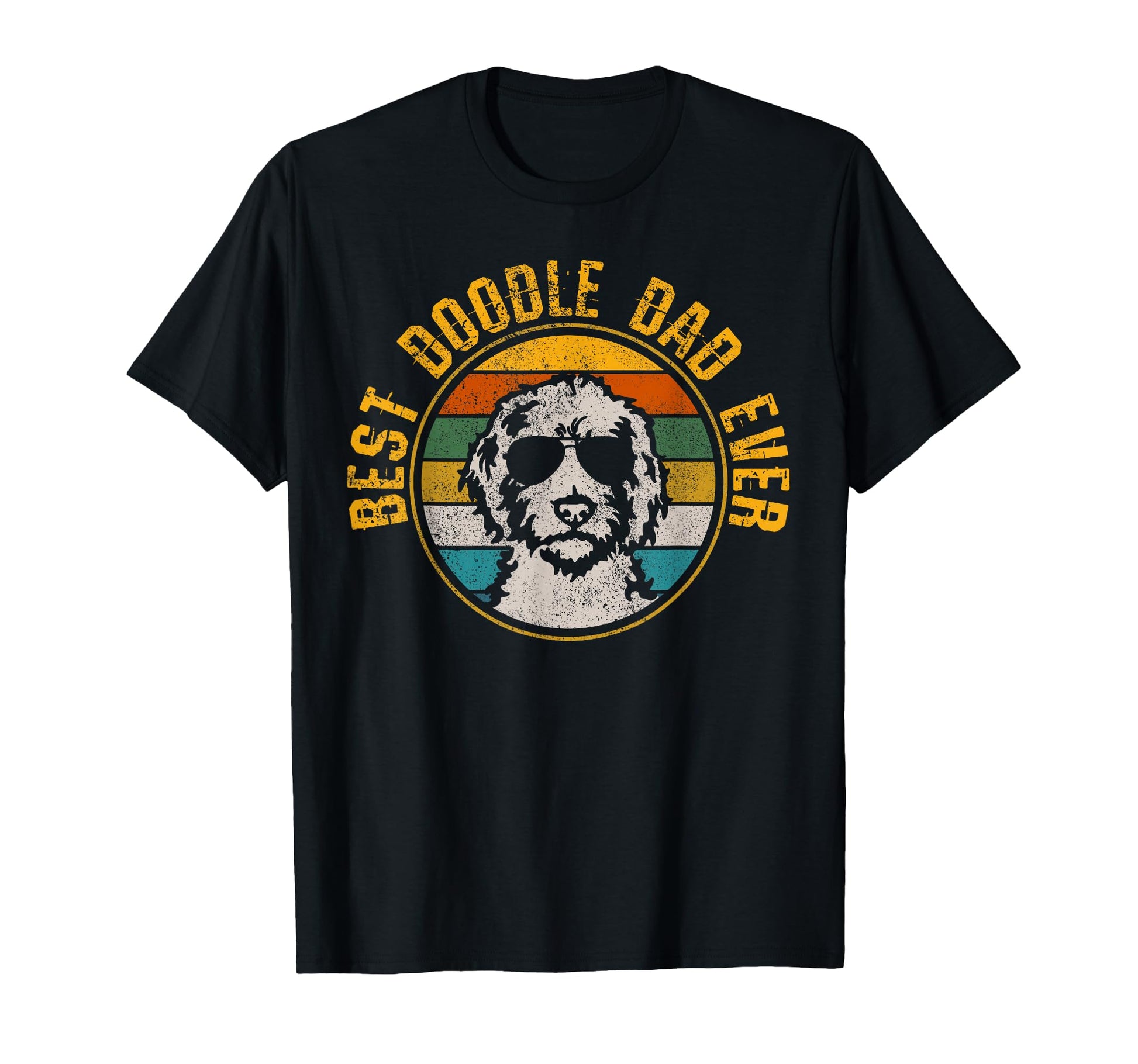 Best Doodle Dad Ever Dog Golden Doodle T-Shirt - Unique Graphic for Adults - T-Shirt, Sweatshirt, Hoodie