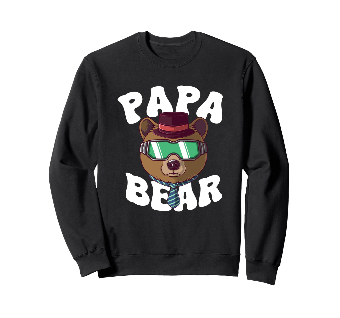 Papa Bear Bear Fathers Day Hoodie - Unique Graphic Unisex - T-Shirt, Sweatshirt, Hoodie