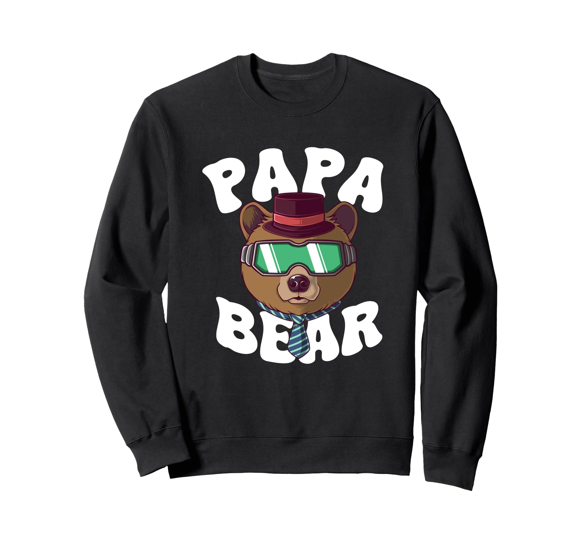 Papa Bear Bear Fathers Day Hoodie - Unique Graphic Unisex - T-Shirt, Sweatshirt, Hoodie