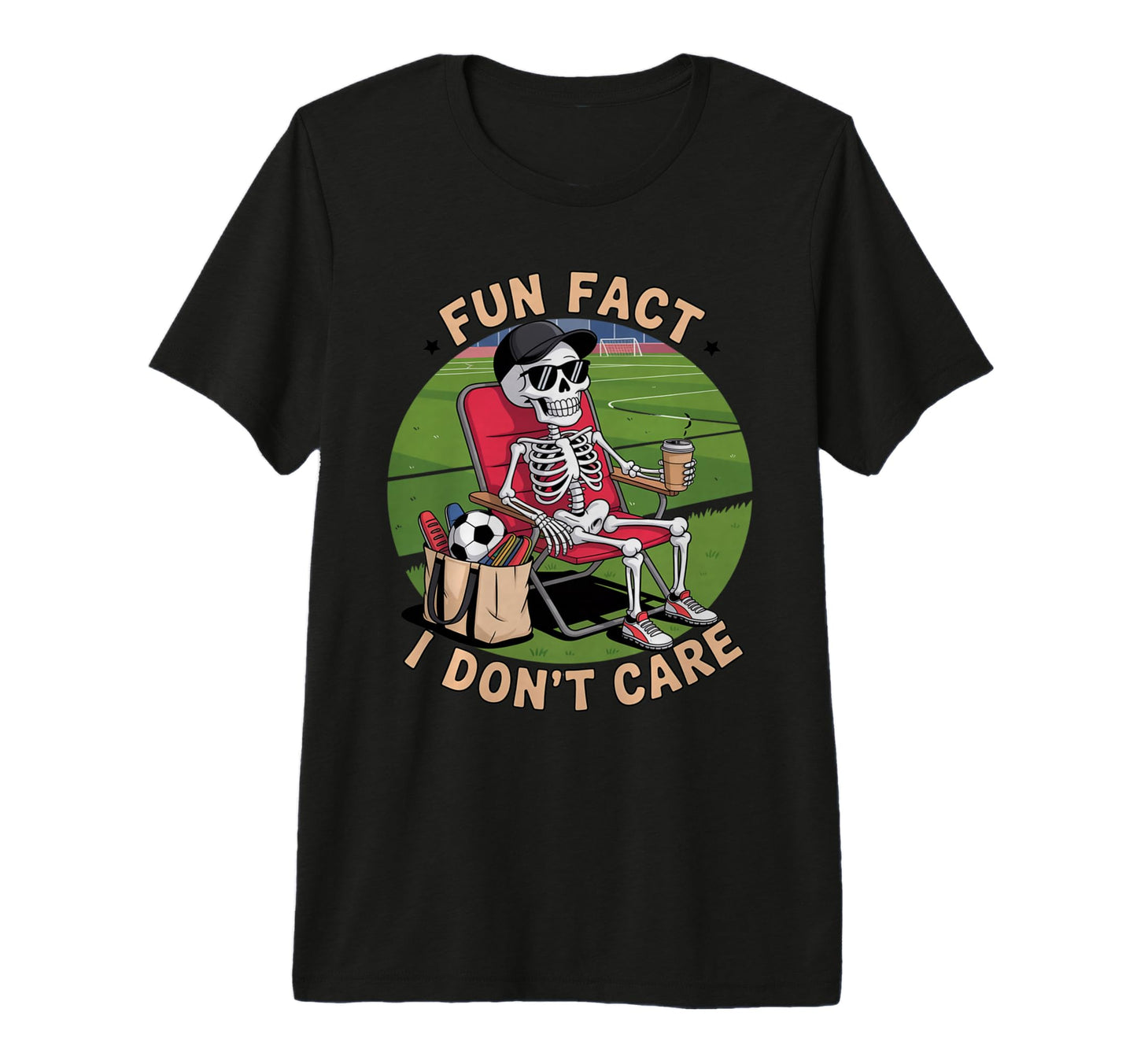 Funny Skeleton Soccer Dad Soccer T-Shirt - Casual Everyday Wear Men Women - T-Shirt, Sweatshirt, Hoodie