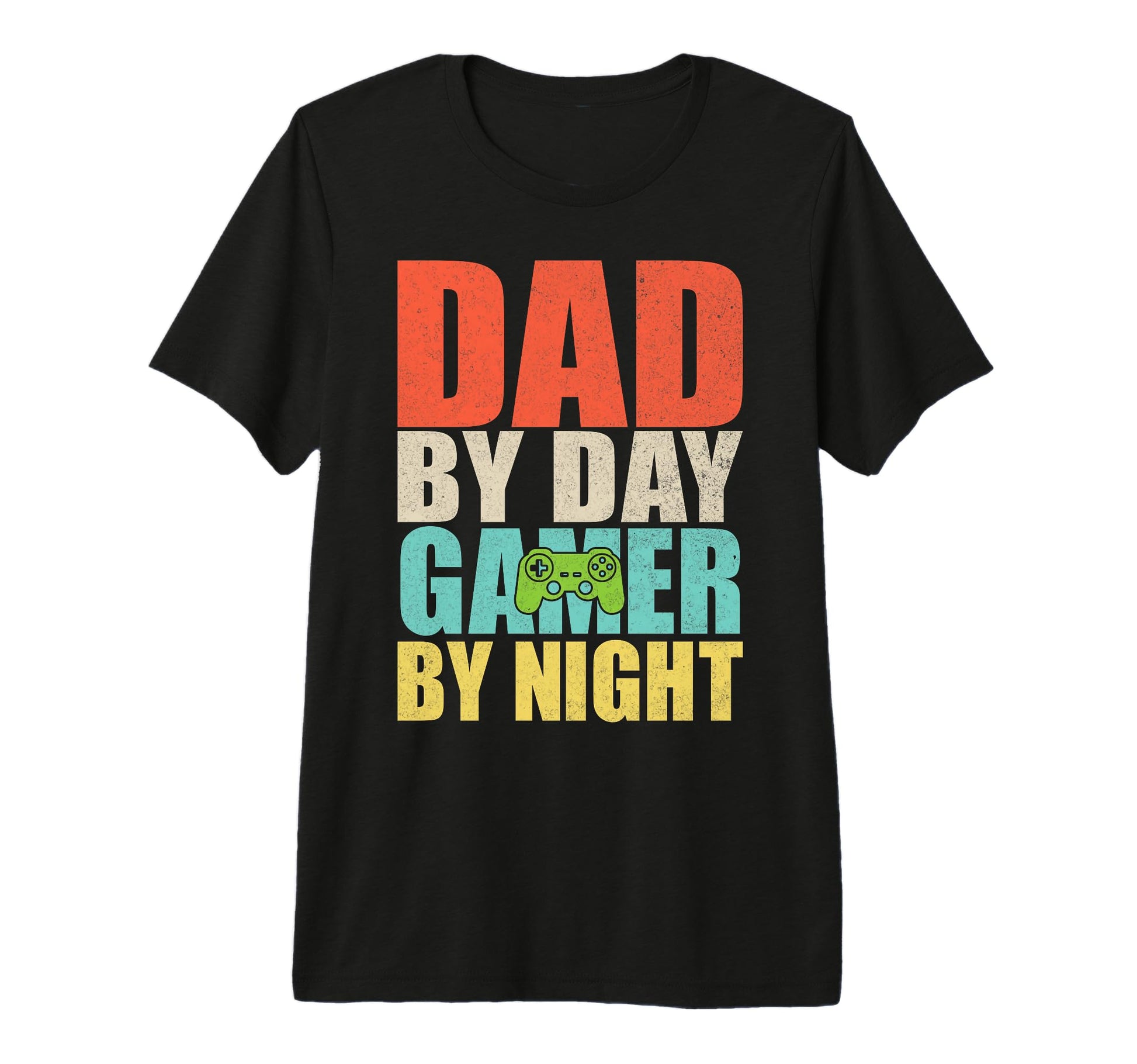 Dad Day Gamer Night Dad Tri Blend T-Shirt - Graphic Print Unisex - T-Shirt, Sweatshirt, Hoodie