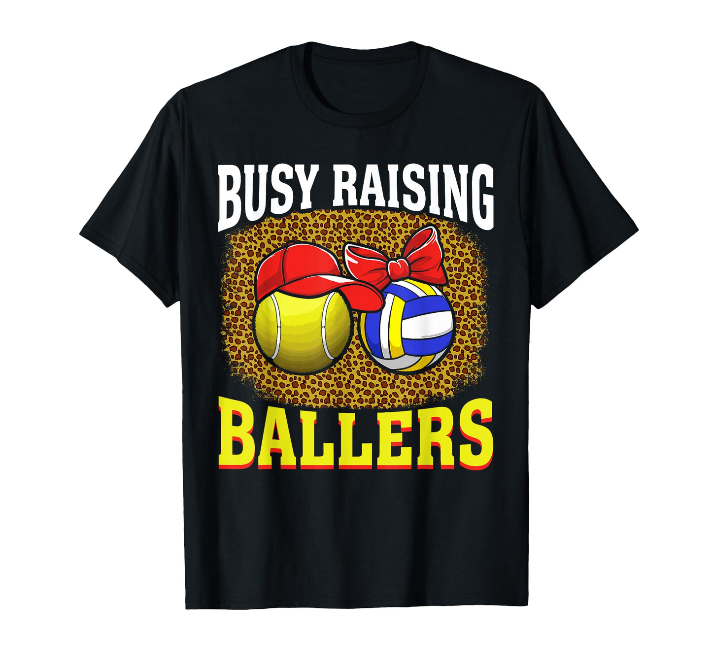 Busy Raising Ballers Tennis T-Shirt - Aesthetic Graphic for Adults - T-Shirt, Sweatshirt, Hoodie