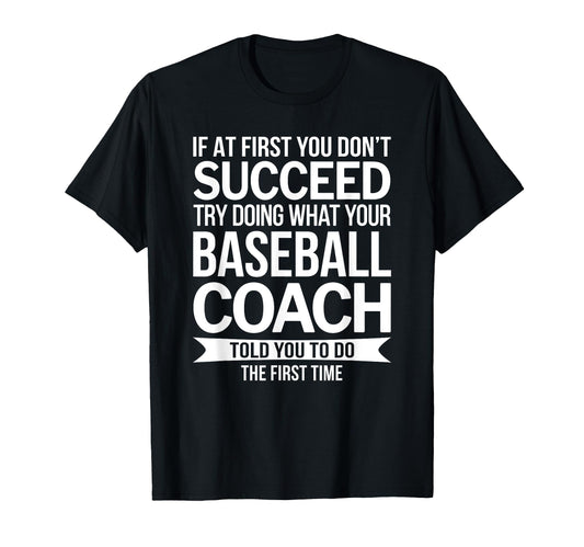 Baseball Coach Thank You Gift T-Shirt - Minimalist Print Men Women - T-Shirt, Sweatshirt, Hoodie