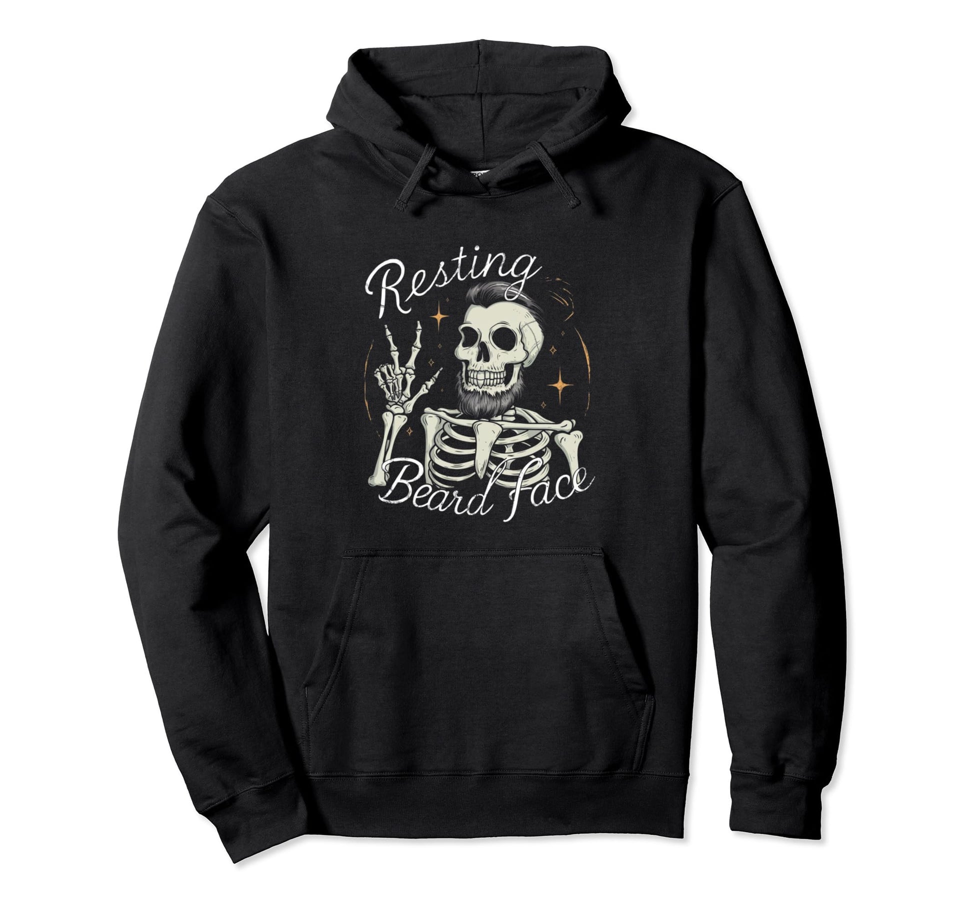 Bearded Dad Daddy Papa Fathers Day Hoodie - Custom Art Print for Adults - T-Shirt, Sweatshirt, Hoodie