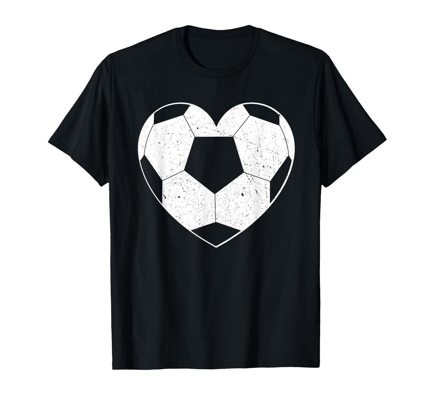 Soccer Ball Heart Soccer Shirts T-Shirt - Casual Everyday Wear for Adults - T-Shirt, Sweatshirt, Hoodie