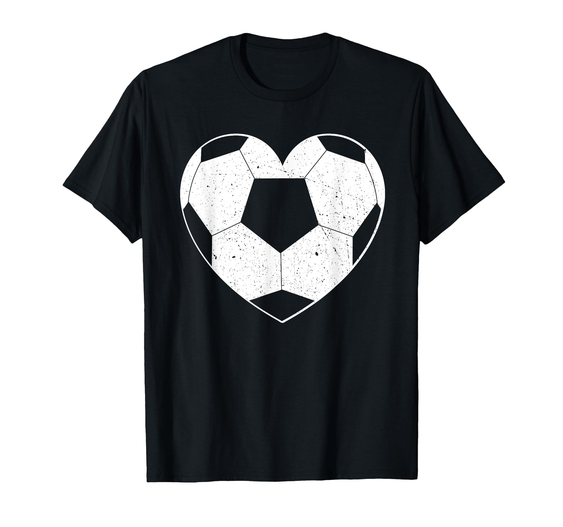 Soccer Ball Heart Soccer Shirts T-Shirt - Casual Everyday Wear for Adults - T-Shirt, Sweatshirt, Hoodie