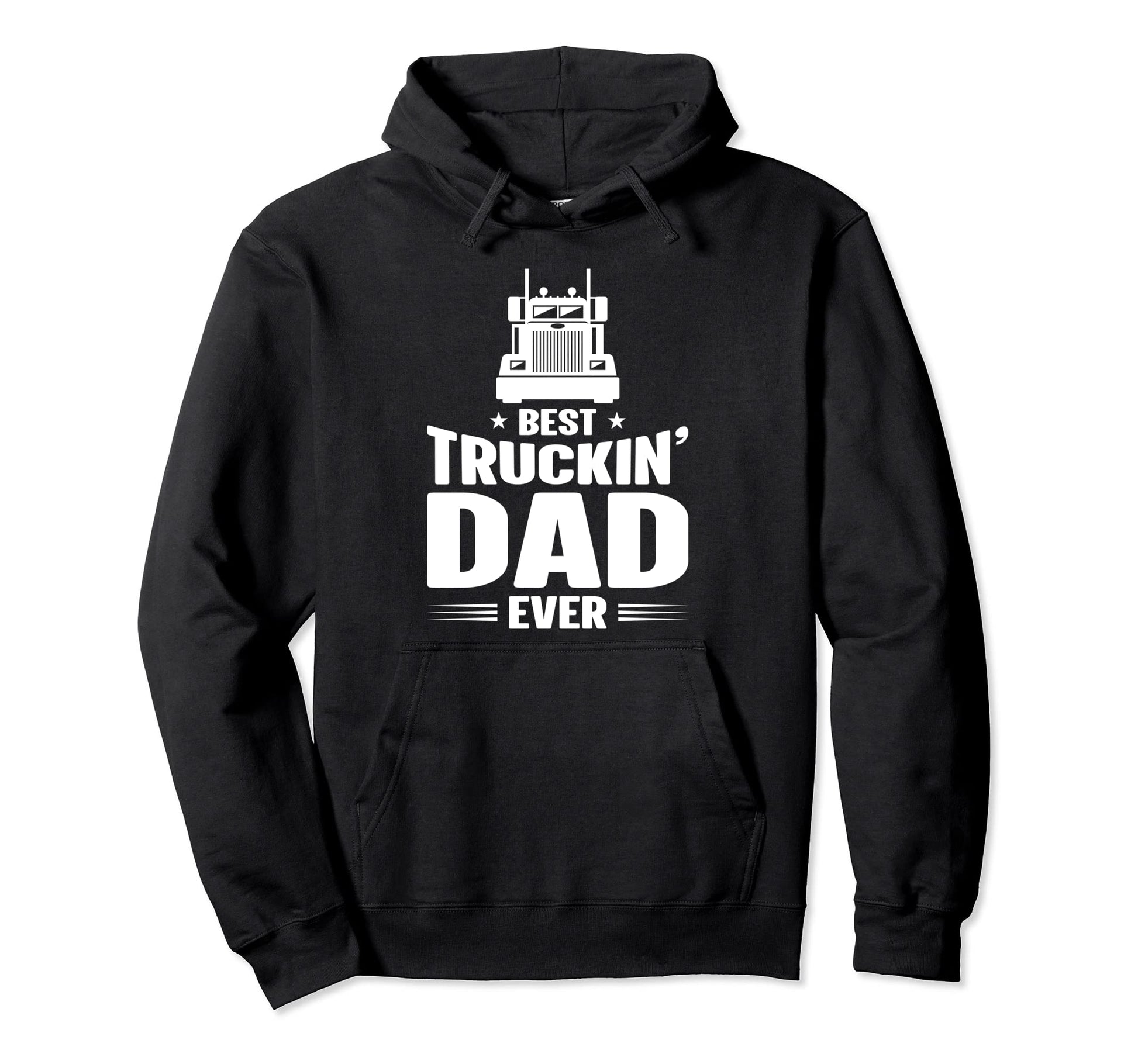 Trucker Best Trucking Dad Ever Hoodie - Aesthetic Graphic Men Women - T-Shirt, Sweatshirt, Hoodie