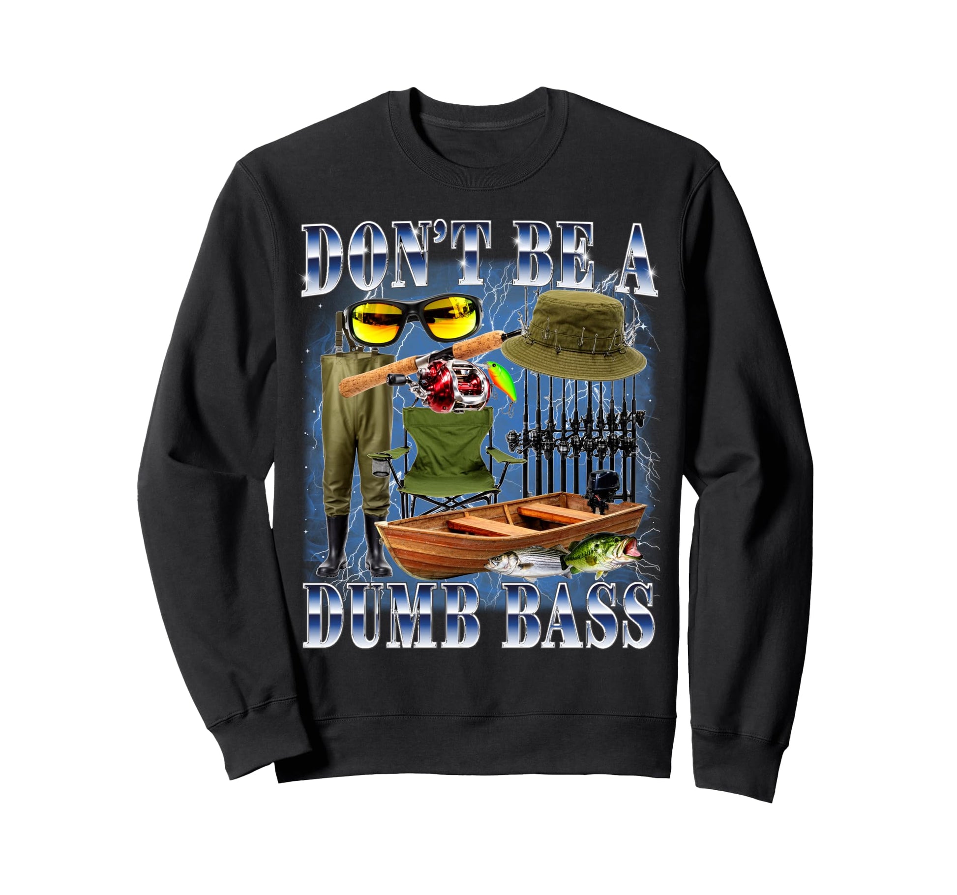 Dont Be Dumb Bass Bootleg 90S Fisher Sweatshirt - Custom Art Print Unisex - T-Shirt, Sweatshirt, Hoodie