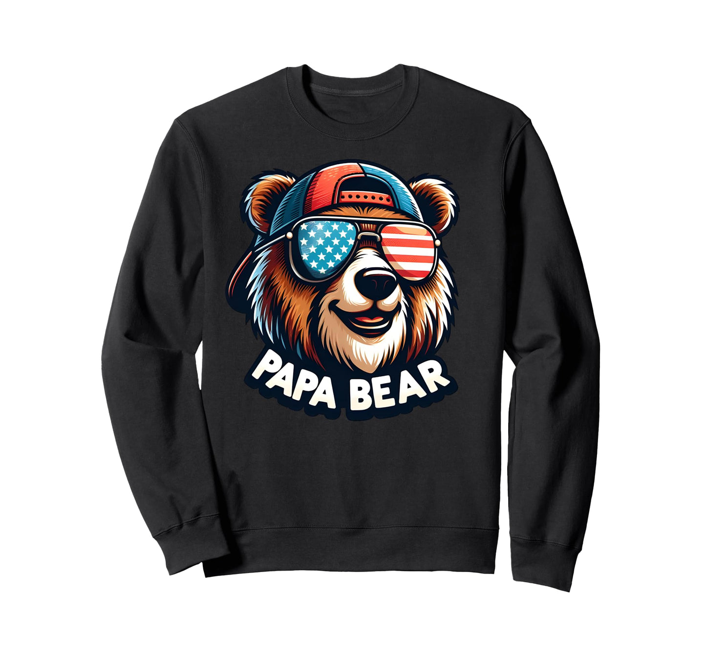 Papa Bear Gifts Funny Sweatshirt - Casual Everyday Wear for Adults - T-Shirt, Sweatshirt, Hoodie