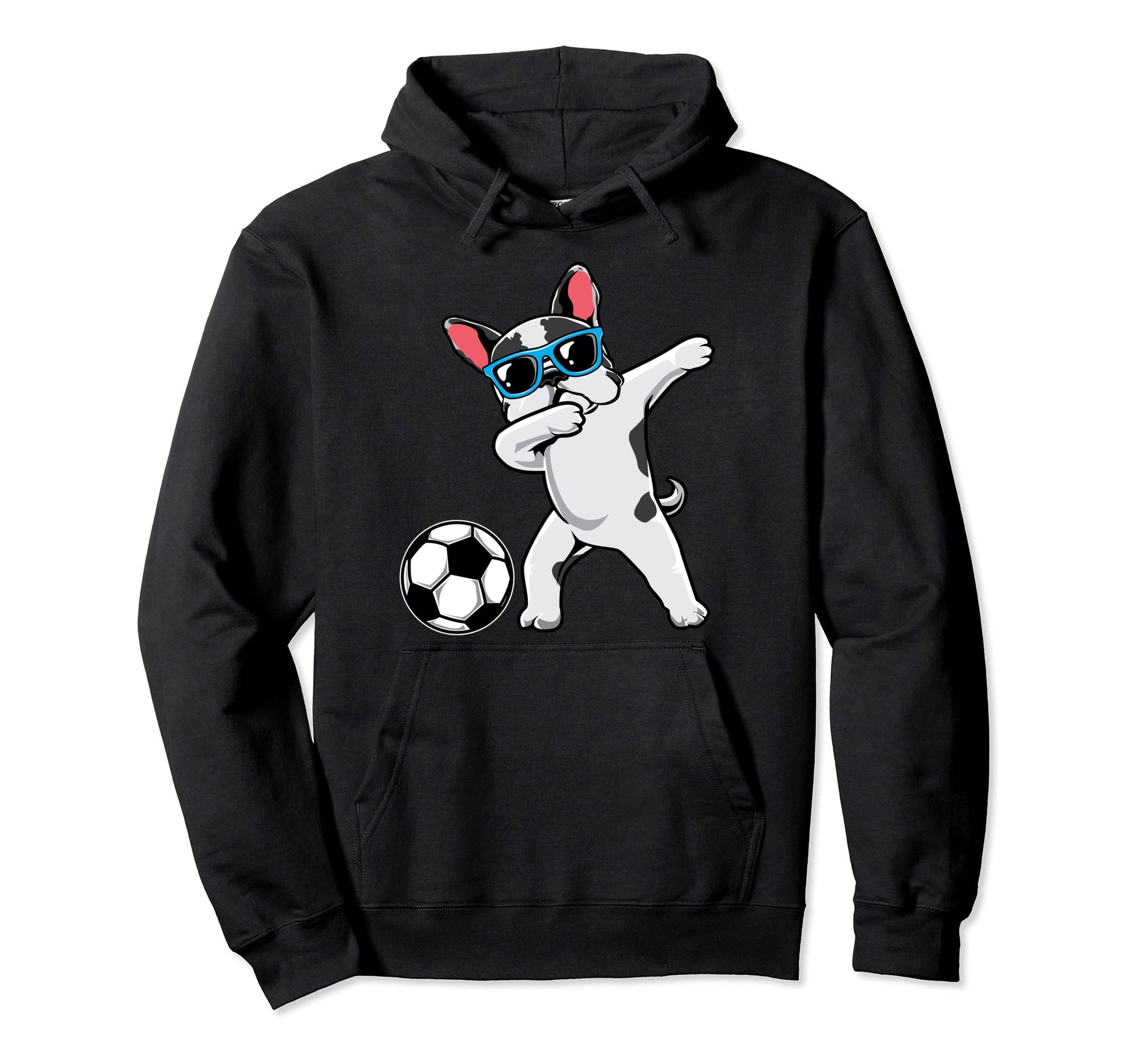 Dabbing French Bulldog Frenchie Dab Hoodie - Custom Art Print Men Women - T-Shirt, Sweatshirt, Hoodie