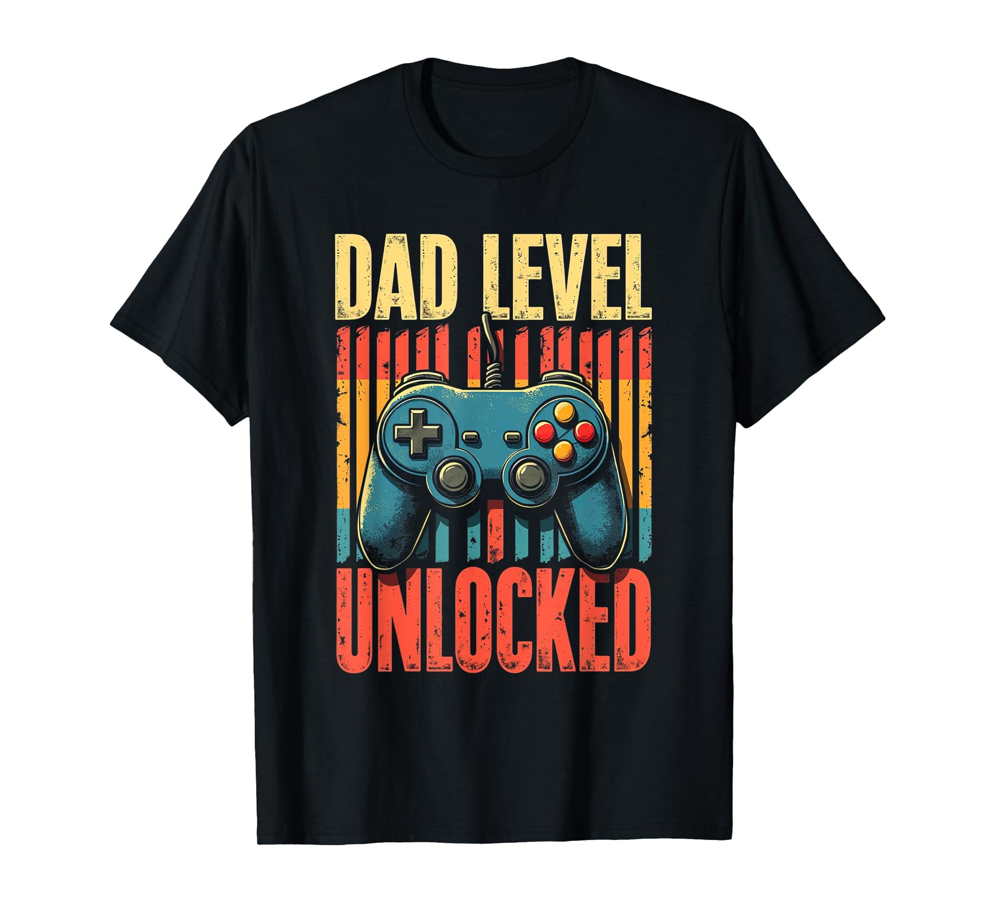 Dad Level Unlocked Funny Gamer Dad T-Shirt - Fun Novelty Design Men Women - T-Shirt, Sweatshirt, Hoodie