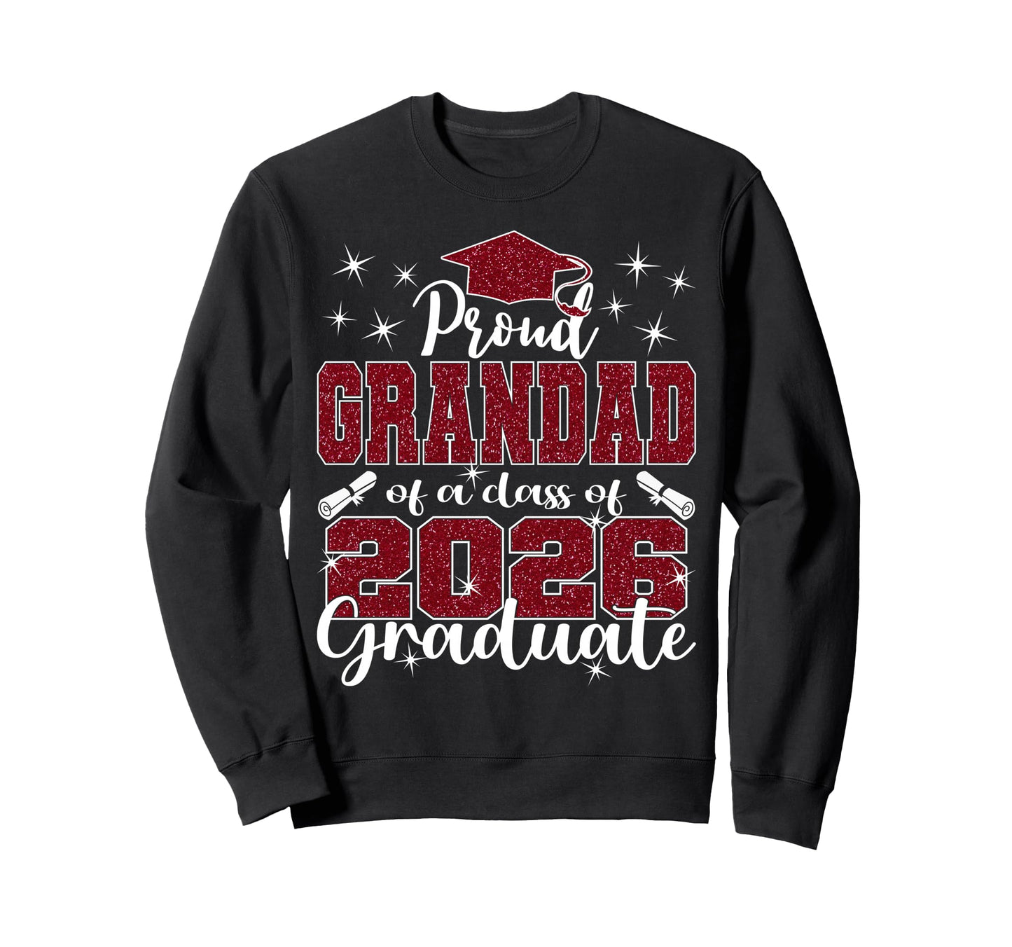 Super Proud Grandad 2026 Sweatshirt - Aesthetic Graphic for Adults - T-Shirt, Sweatshirt, Hoodie