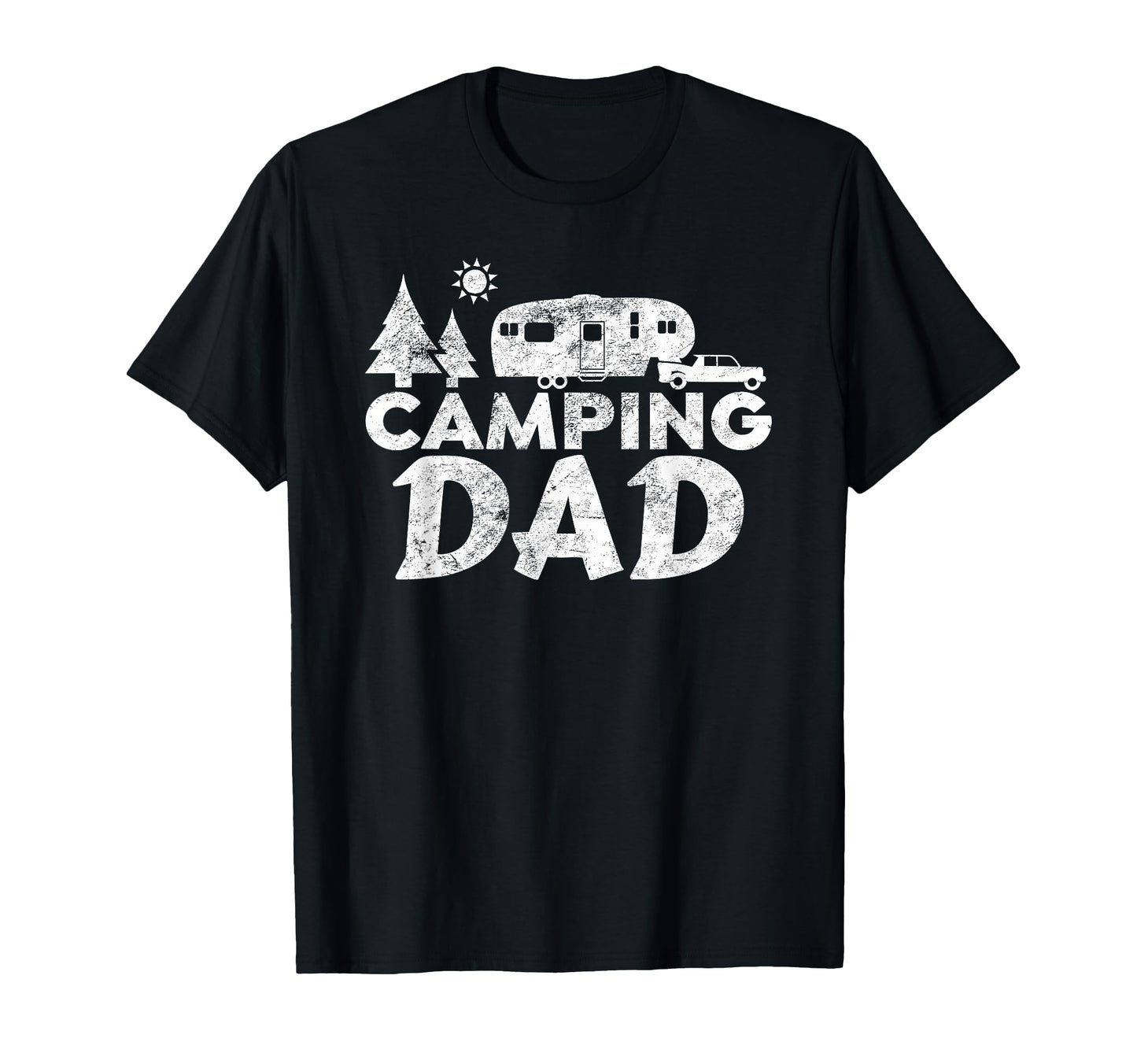 Camping Dad 5Th Wheel Camper Rv T-Shirt - Custom Art Print Men Women - T-Shirt, Sweatshirt, Hoodie