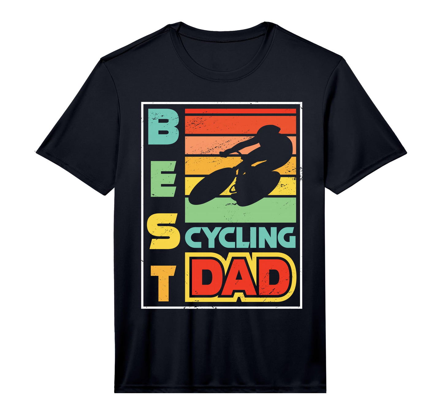 Mens Best Cyling Dad Bicycle T-Shirt - Casual Everyday Wear Men Women - T-Shirt, Sweatshirt, Hoodie