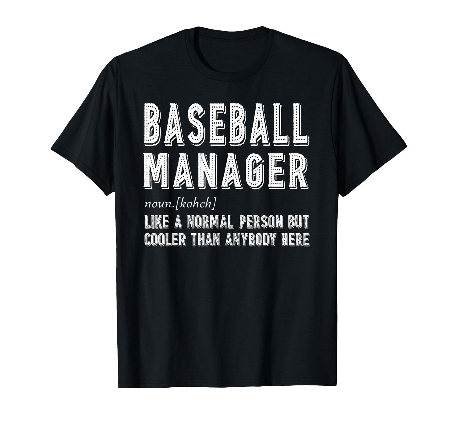 Baseball Manager Factory T-Shirt - Aesthetic Graphic for Adults - T-Shirt, Sweatshirt, Hoodie