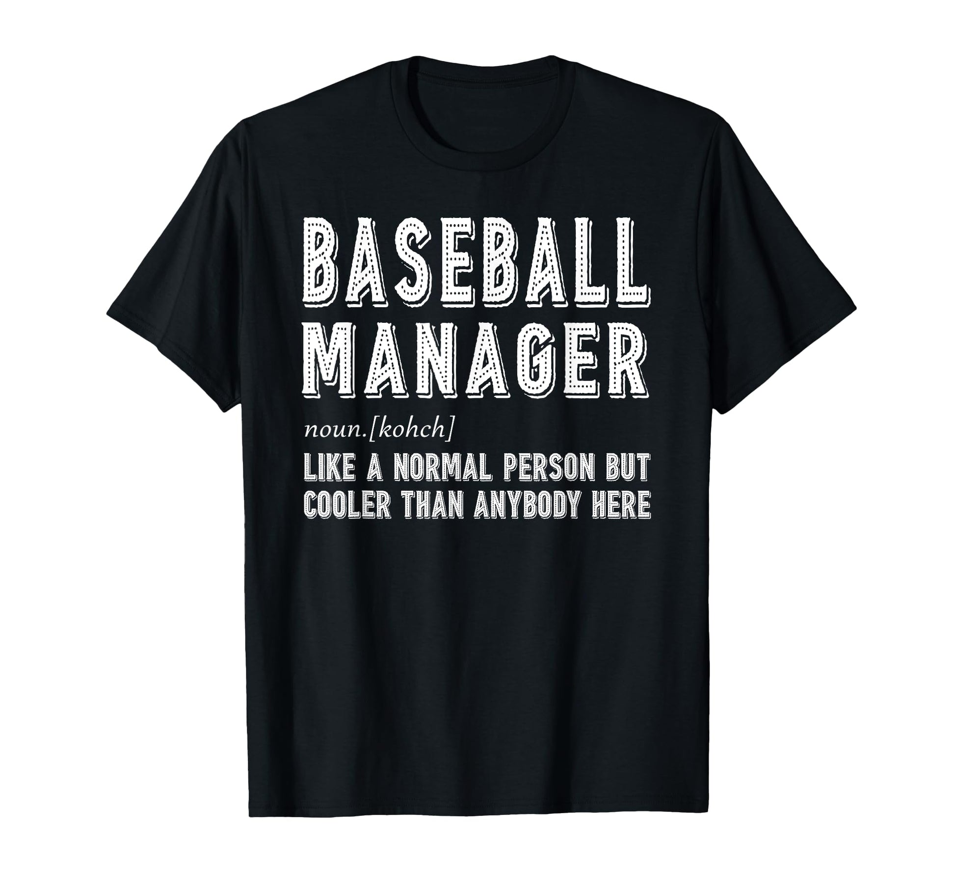 Baseball Manager Factory T-Shirt - Aesthetic Graphic for Adults - T-Shirt, Sweatshirt, Hoodie