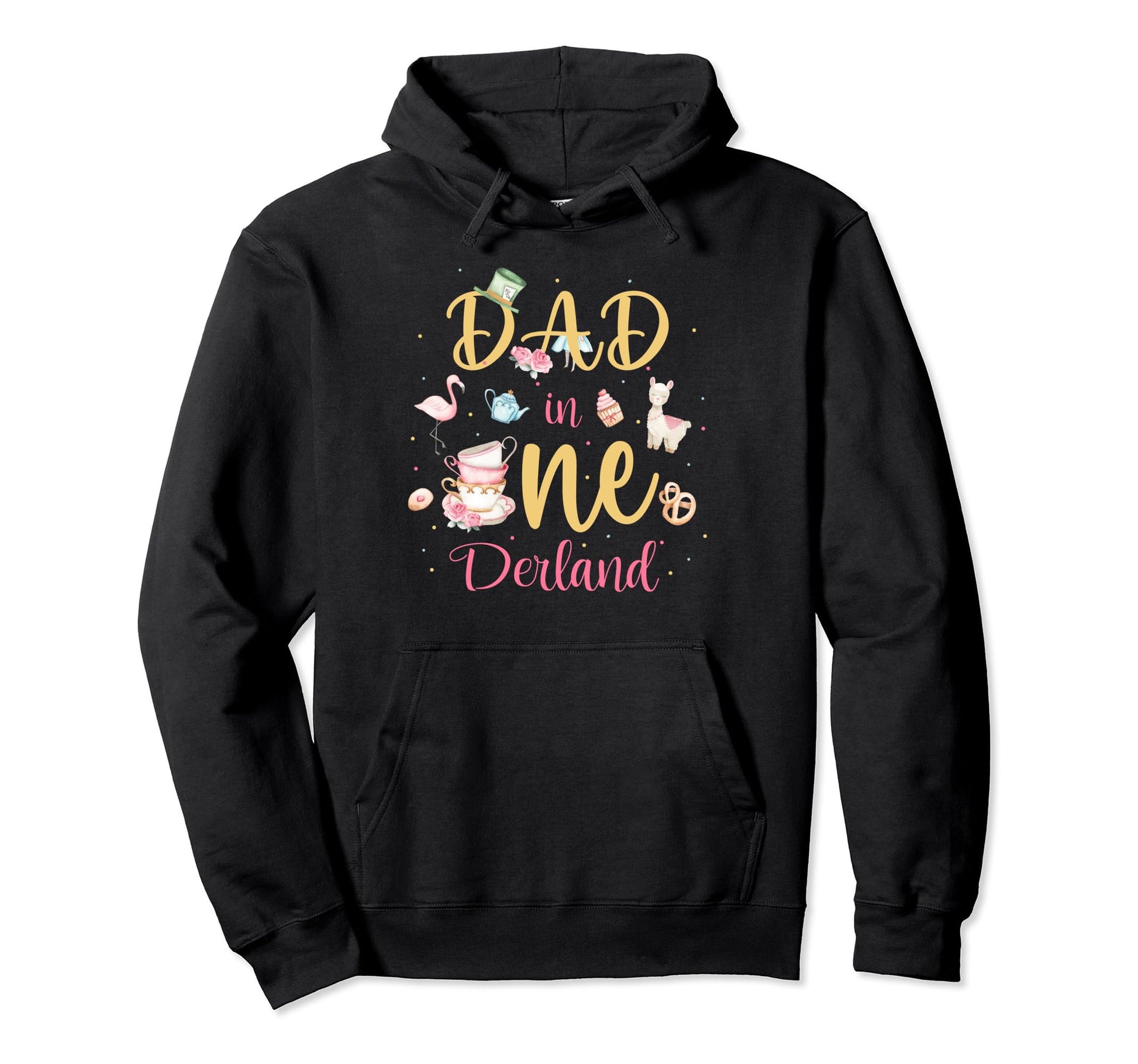 Dad Onederland Daddy 1St Birthday Hoodie - Casual Everyday Wear Men Women - T-Shirt, Sweatshirt, Hoodie