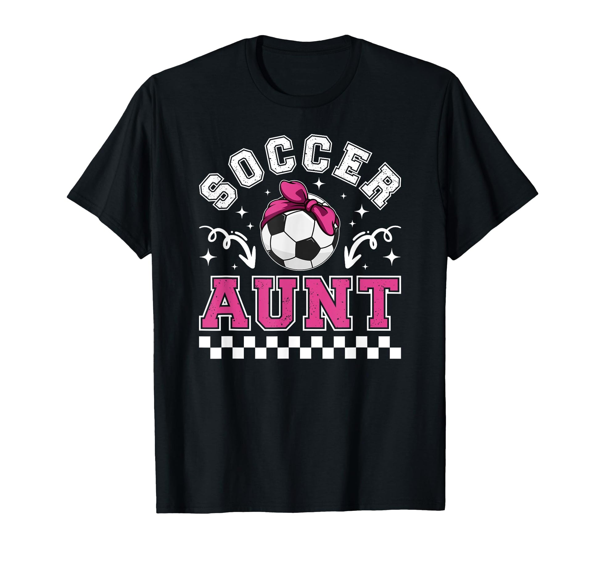 Soccer Aunt Soccer Player Auntie T-Shirt - Custom Art Print for Adults - T-Shirt, Sweatshirt, Hoodie