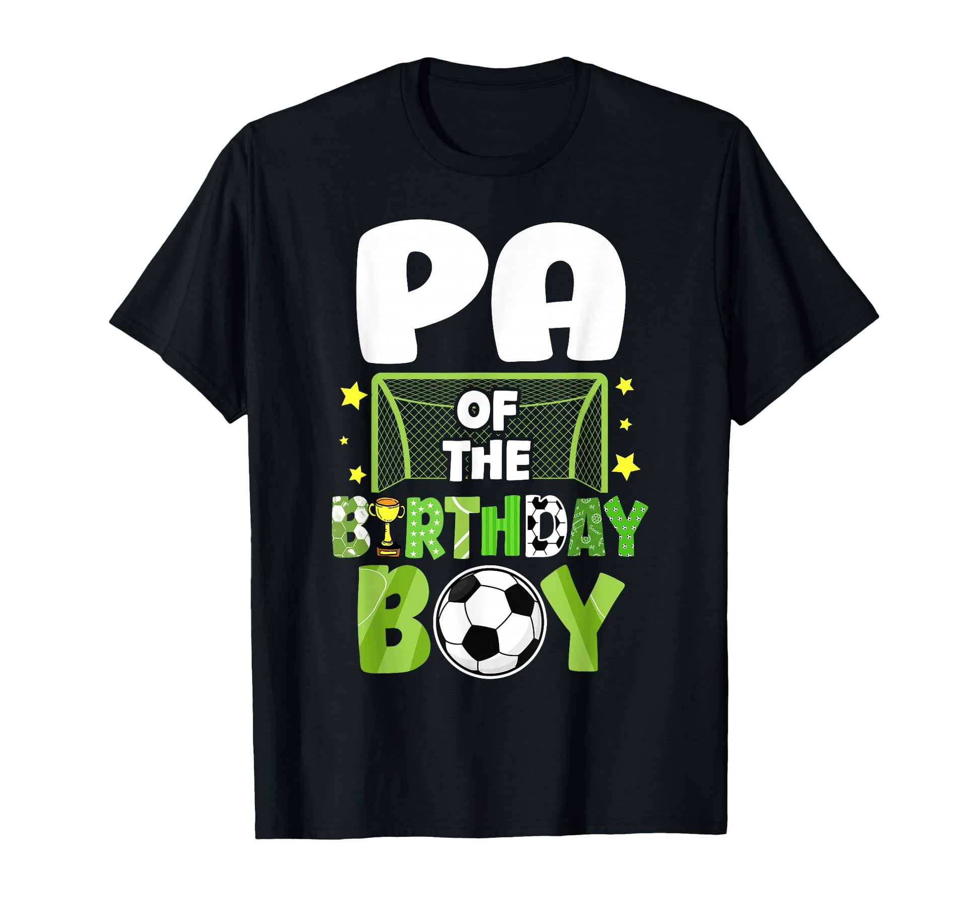 Soccer Pa Birthday Party Family T-Shirt - Casual Everyday Wear Men Women - T-Shirt, Sweatshirt, Hoodie