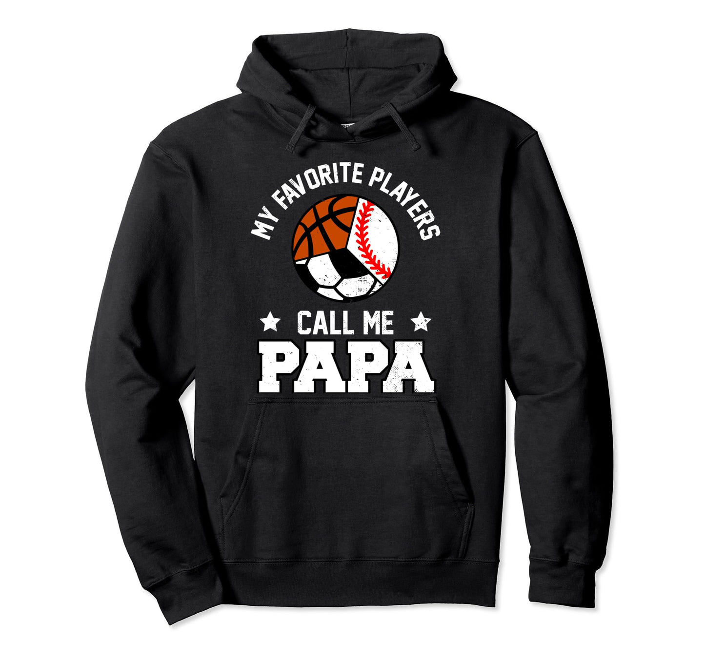 My Favorites Baseball Soccer Hoodie - Fun Novelty Design for Adults - T-Shirt, Sweatshirt, Hoodie