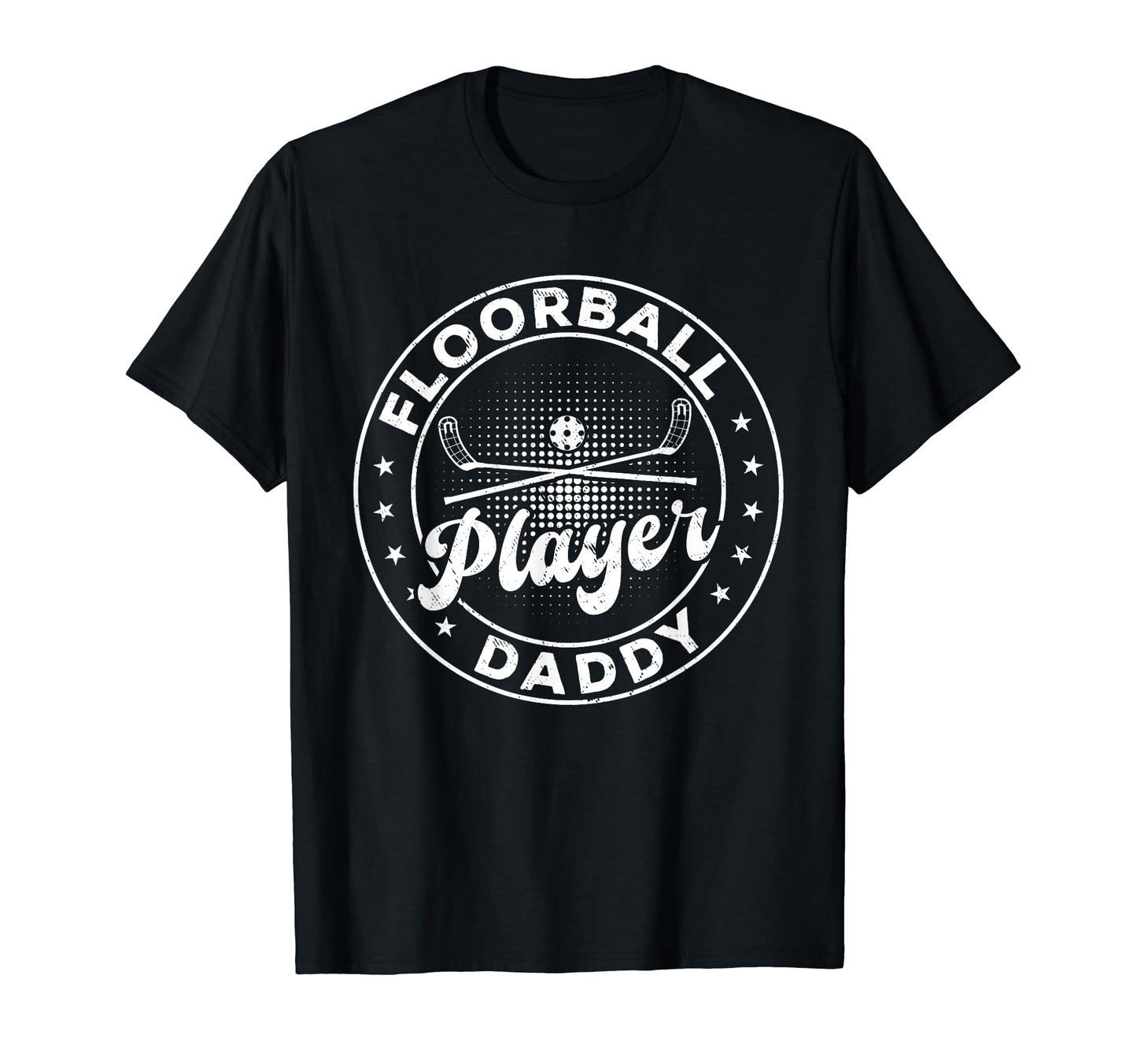 Floorball Player Daddy Floorball T-Shirt - Custom Art Print for Adults - T-Shirt, Sweatshirt, Hoodie