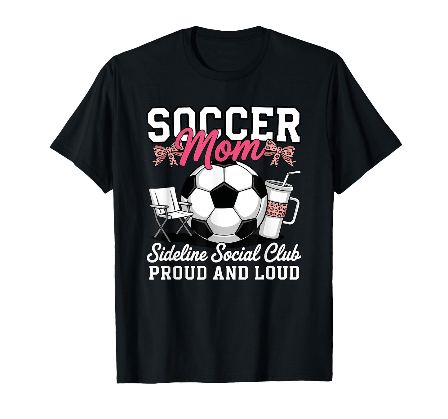 Soccer Mom Sideline Social Club T-Shirt - Fun Novelty Design Men Women - T-Shirt, Sweatshirt, Hoodie