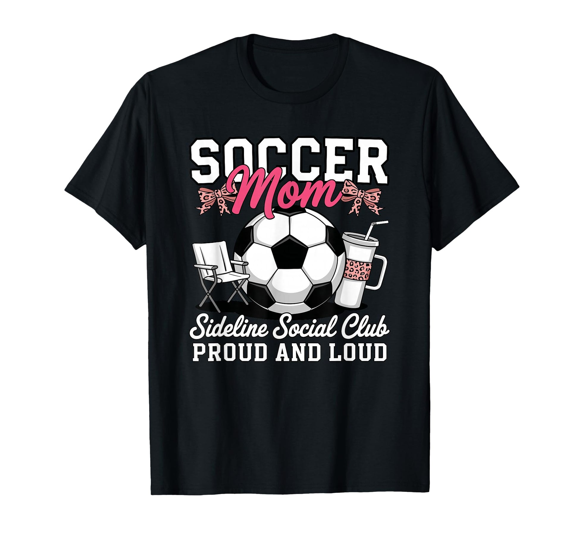 Soccer Mom Sideline Social Club T-Shirt - Fun Novelty Design Men Women - T-Shirt, Sweatshirt, Hoodie