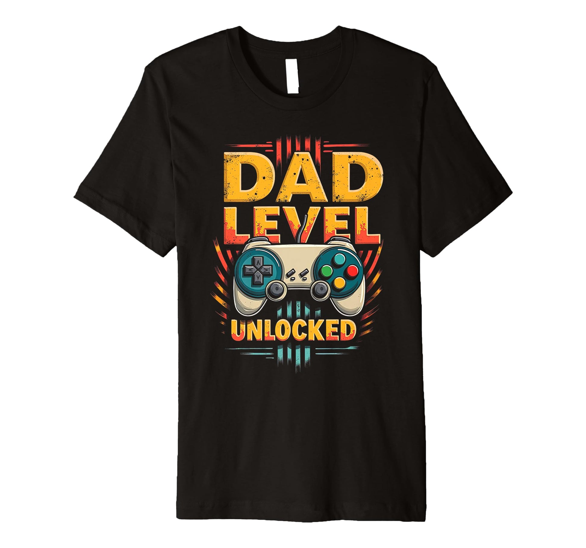 Dad Level Unlocked Funny Gamer Dad T-Shirt - Trendy Graphic for Adults - T-Shirt, Sweatshirt, Hoodie