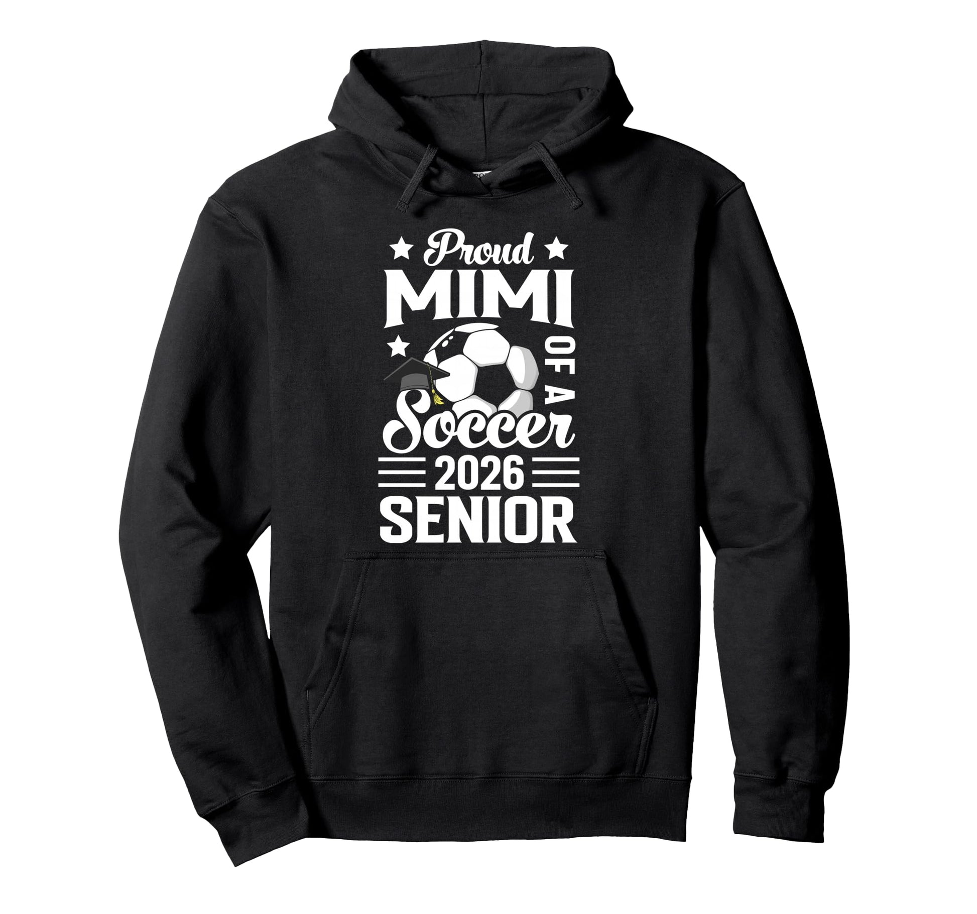 Proud Mimi Soccer Senior 2026 Hoodie - Aesthetic Graphic for Adults - T-Shirt, Sweatshirt, Hoodie