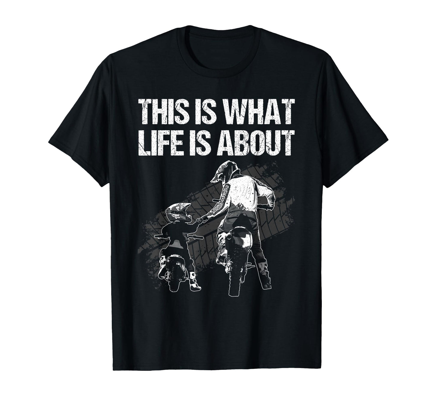 Dirt Bike Art Father Dirtbike T-Shirt - Unique Graphic for Adults - T-Shirt, Sweatshirt, Hoodie
