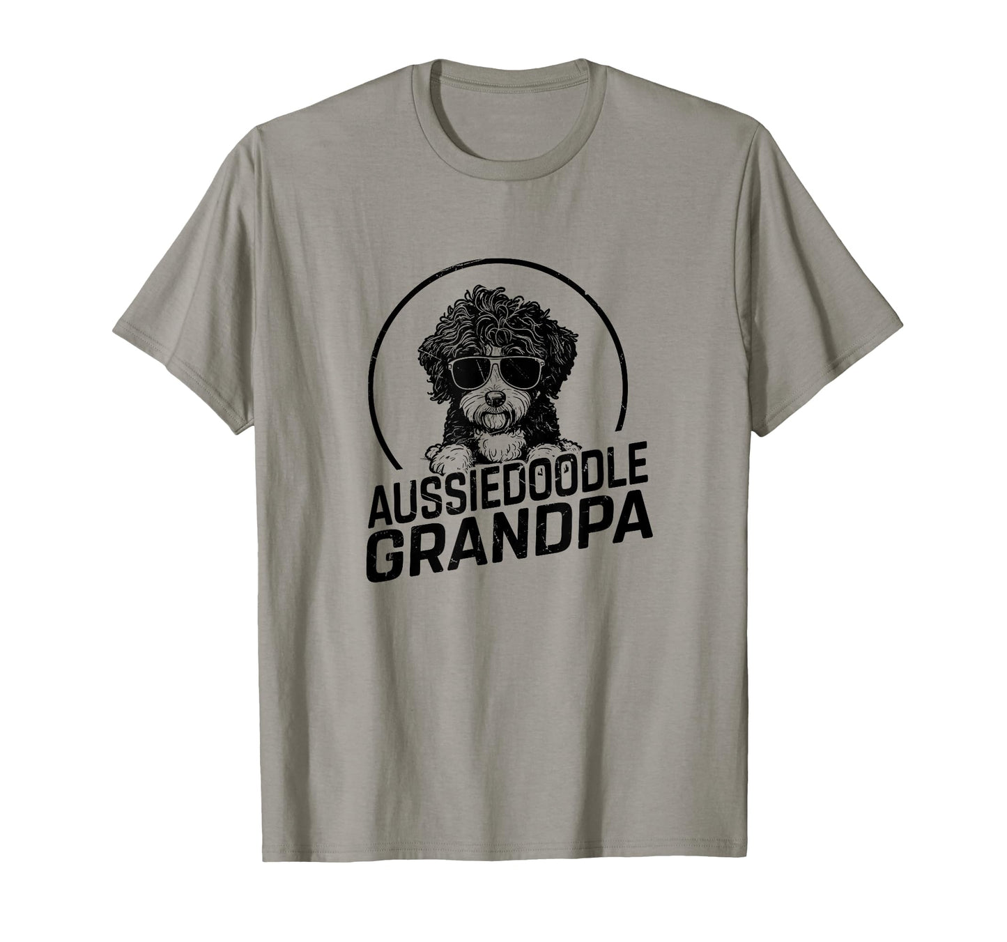 Aussiedoodle Dog Grandpa Grand Paw T-Shirt - Novelty Apparel for Adults - T-Shirt, Sweatshirt, Hoodie