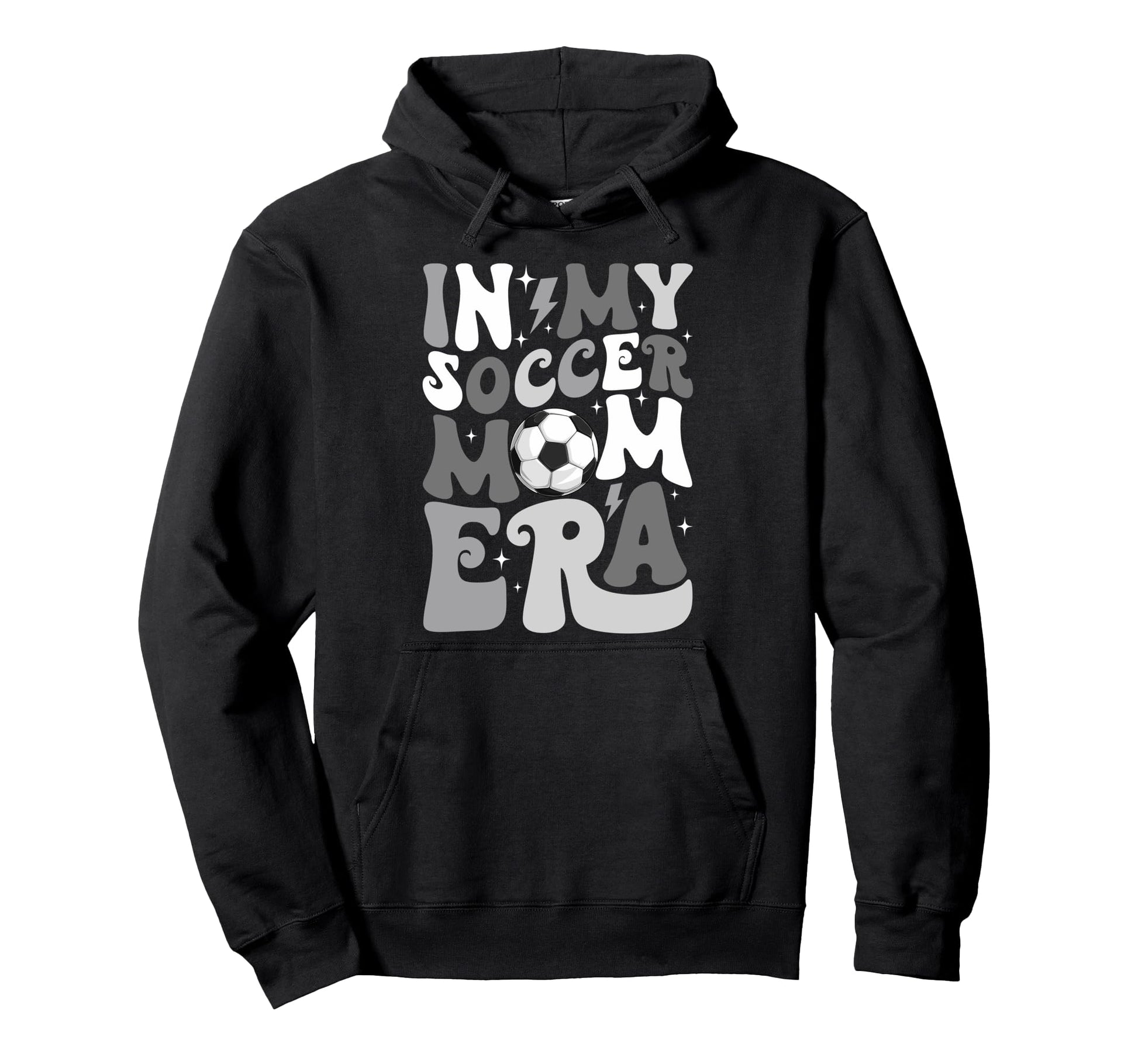 Groovy My Soccer Mom Era Mommy Hoodie - Casual Everyday Wear Men Women - T-Shirt, Sweatshirt, Hoodie