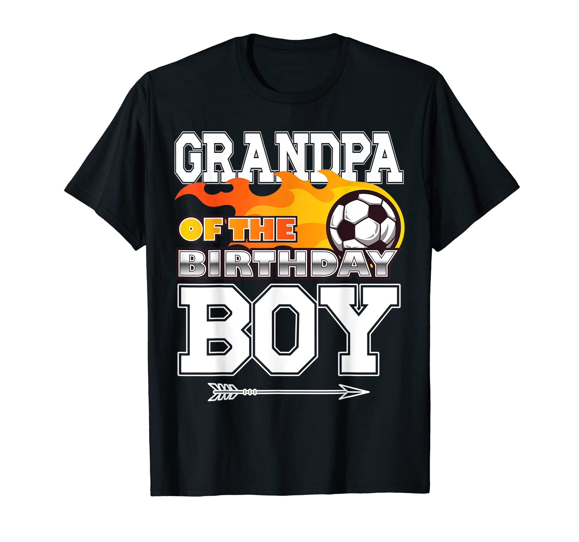 Grandpa Birthday Soccer Sport Matching T-Shirt - Fun Novelty Design Unisex - T-Shirt, Sweatshirt, Hoodie
