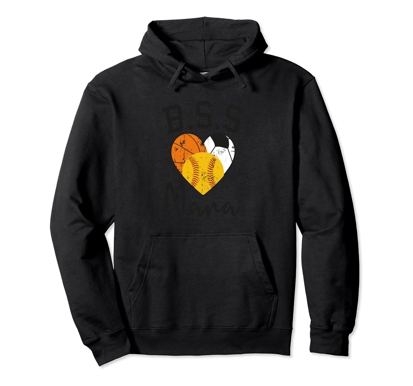 Basketball Soccer Softball Nana Hoodie - Novelty Apparel for Adults - T-Shirt, Sweatshirt, Hoodie