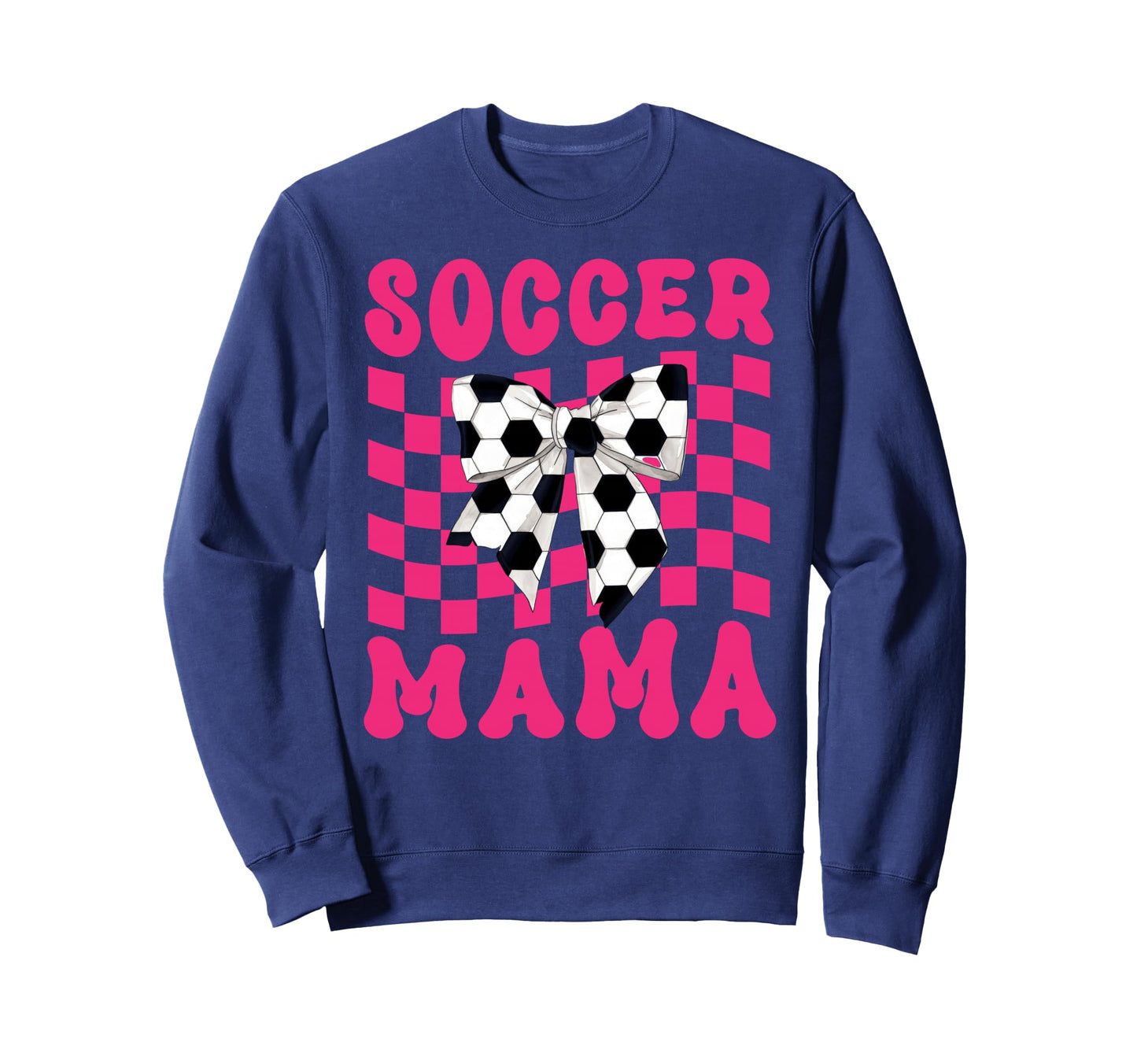 Soccer Mama Coquette Bow Soccer Mom Sweatshirt - Fun Novelty Design Unisex - T-Shirt, Sweatshirt, Hoodie