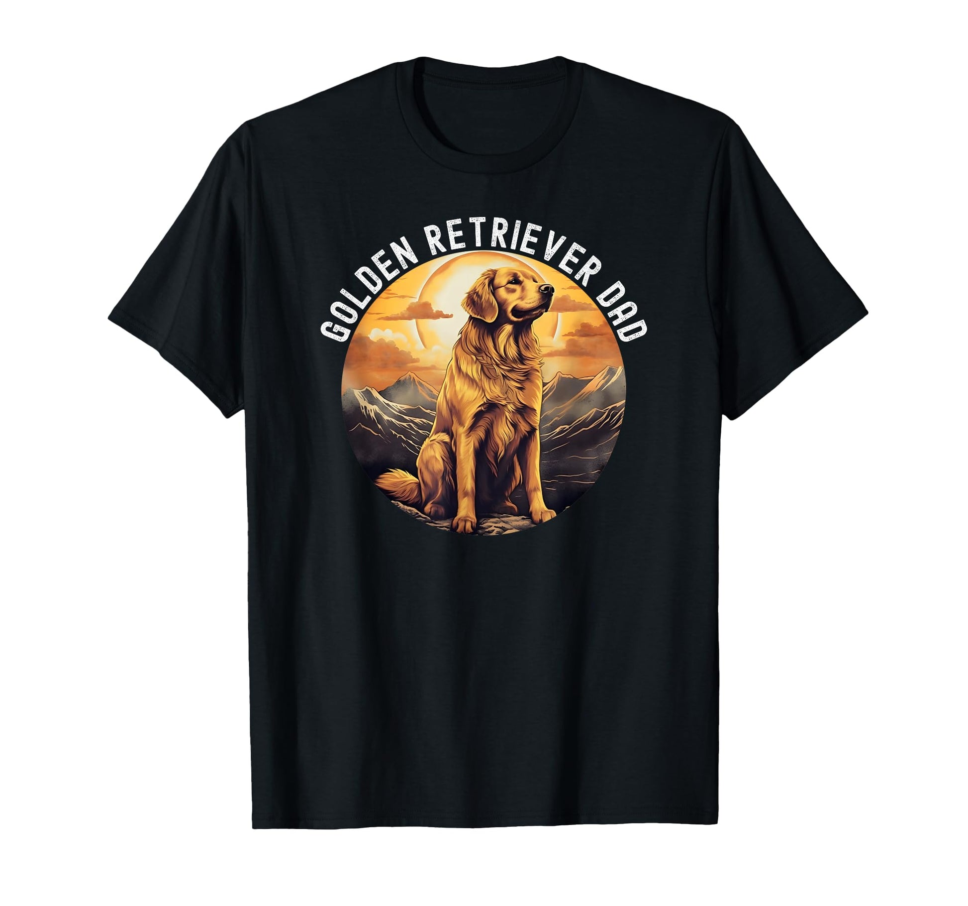 Golden Retriever Dad T-Shirt - Graphic Print for Adults - T-Shirt, Sweatshirt, Hoodie